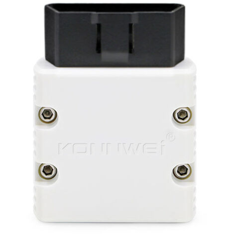 KONNWEI KW902 Mini BT 5.0 sans fil OBD-II outils de diagnostic automatique de voiture détecteur de voiture testeur scanner pour système IOS Android, blanc