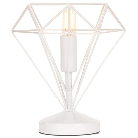 KONSIMO ACOS Tischlampe, Weiß