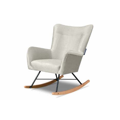 KONSIMO ADDUCTI Schaukelsessel, Creme