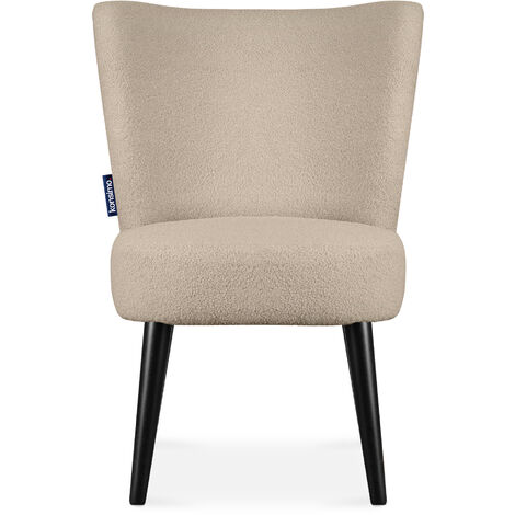 KONSIMO APPA Einzelsessel, Beige/Schwarz