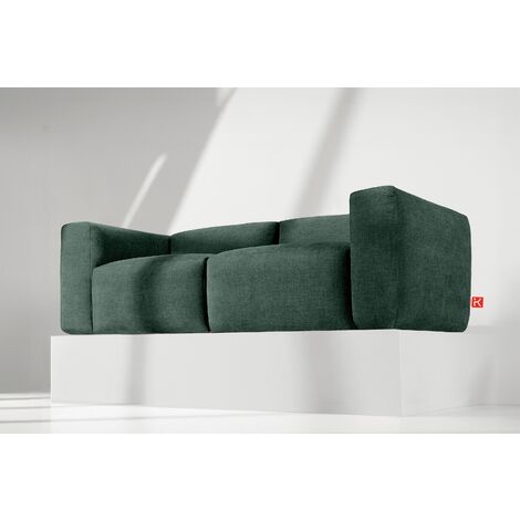 KONSIMO BUFFO Sofa 2,5 Sitzer mit extrem weicher und bequemer Sitz, marineblau