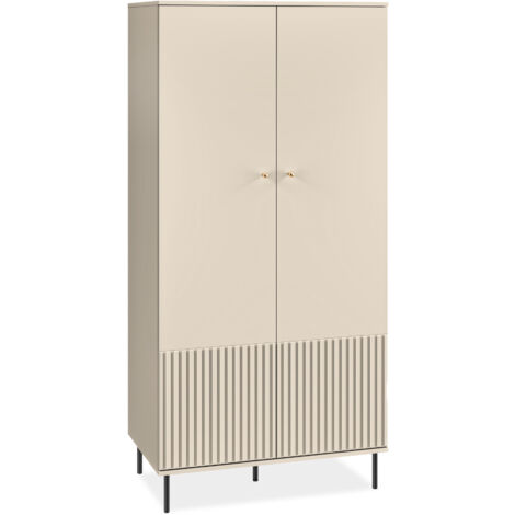 KONSIMO DROMA Kleiderschrank, creme