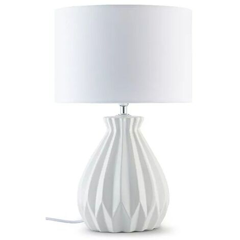 KONSIMO FABO Tischlampe, Weiß