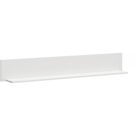 KONSIMO FARGE Hängendes Regal ABS-Kanten, weiß