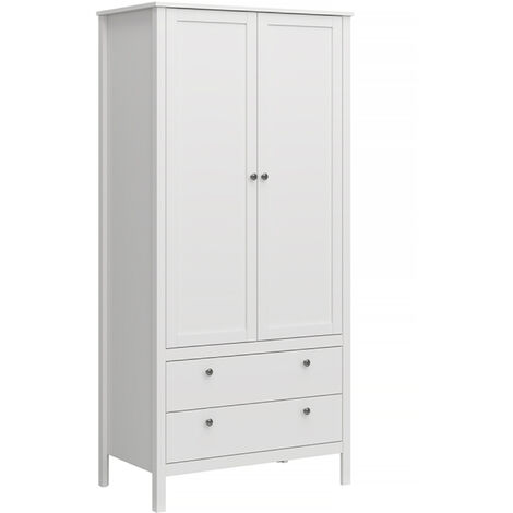 KONSIMO FARGE Kleiderschrank, Weiß