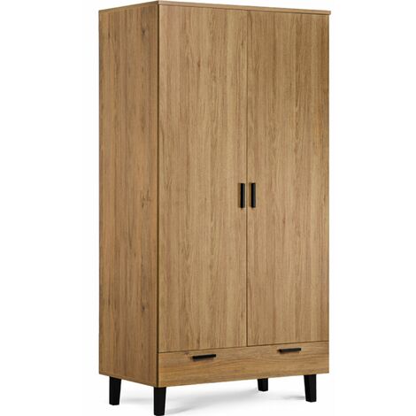 KONSIMO FRISK Kleiderschrank, braun