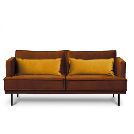 KONSIMO GANZO Sofa 3-Personen, Orange/Gelb