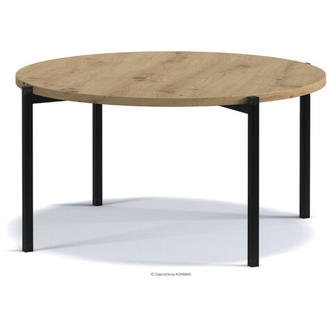 KONSIMO GERIS Couchtische Wohnzimmertisch Spanplatte, dunkebraun