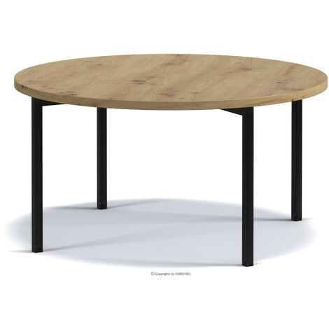 KONSIMO GERIS Couchtische Wohnzimmertisch Spanplatte, dunkebraun