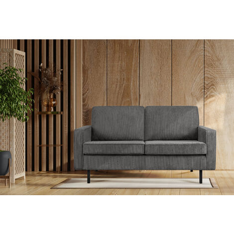 KONSIMO INVIA Sofa 2-Sitzer, Dunkelgrau