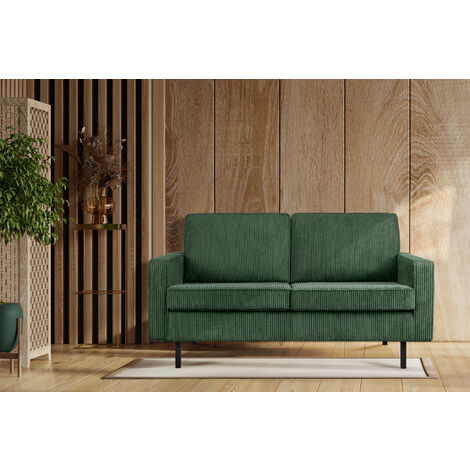 KONSIMO INVIA Sofa 2-Sitzer, Dunkelgrün