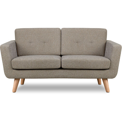 KONSIMO Klassische Sofa mit Armlehnen "TAGIO II" Stoff, Scandinavian, 153x80x84cm