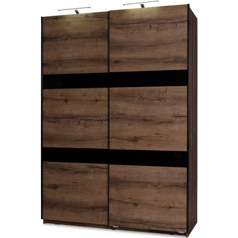 KONSIMO MERO Kleiderschrank, Dunkelbraun