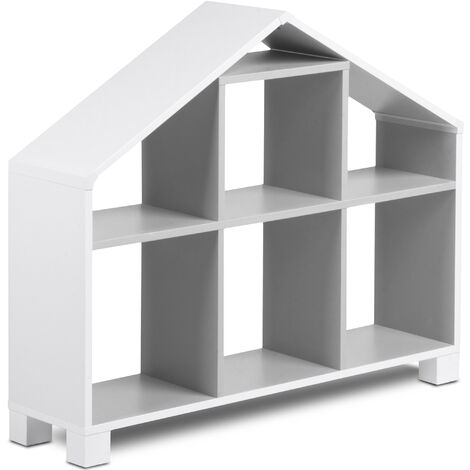 KONSIMO MIRUM Doppelseitiges Bücherregal, Weiß