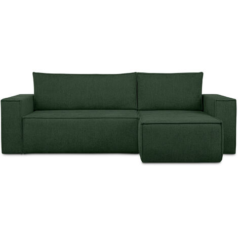KONSIMO NAPI II Ecksofa Big links/rechts,  Schlaffunktion, grün