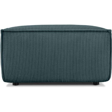 KONSIMO NAPI Sitzpouf gefederte Sitzfläche, blau