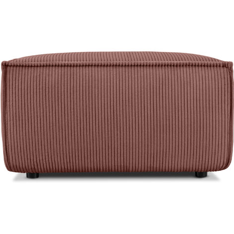 KONSIMO NAPI Sitzpouf gefederte Sitzfläche, rosa