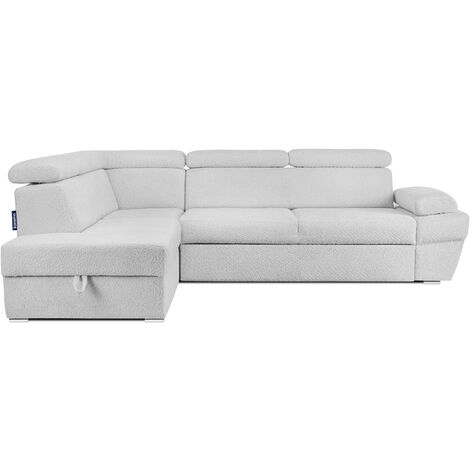 KONSIMO RATLO Ecksofa links, Grau