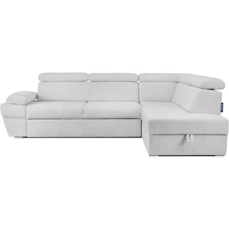 KONSIMO RATLO Ecksofa rechts, Grau