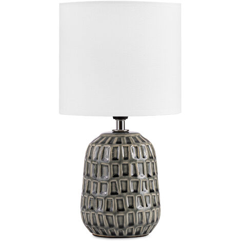 KONSIMO STANDI Nachttischlampe, Grau