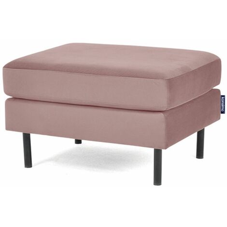 KONSIMO TOZZI Polsterhocker Puff hohe Beine universelles Design, rosa