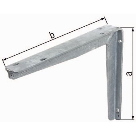Konsole L.250mm H.200mm STA roh TZN Trgf.225kg