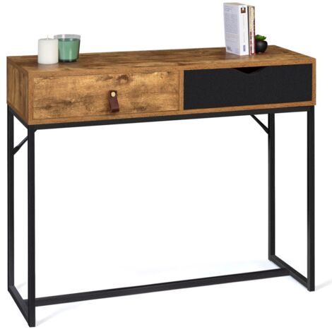 Konsole mit 2 Schubladen CHICAGO Industriedesign