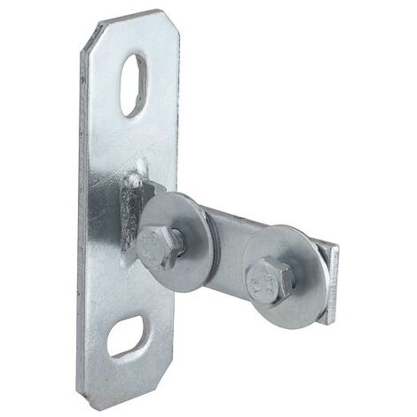 Konsolengrundplatte verzinkt - längs - 50 x 24 x 4 mm - für Profil 27/18 und 28/30