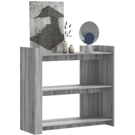 Konsolentisch Grau Sonoma 100x35x90 cm Holzwerkstoff vidaXL