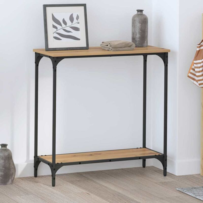 Konsolentisch Artisan-eiche 75 X 30.5 X 75 Cm Holzwerkstoff Vidaxl