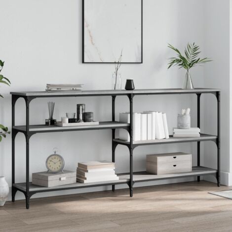 Konsolentisch Grau Sonoma 160x29x75 cm Holzwerkstoff vidaXL