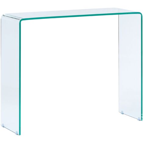 Konsolentisch KENDALL Sicherheitsglas Transparent