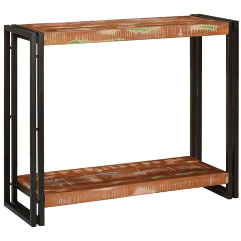 Konsolentisch Mehrfarbig 90 x 33 x 75 cm Massives Altholz vidaXL