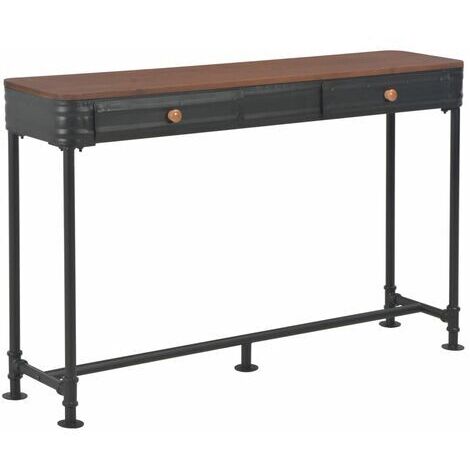Konsolentisch mit 2 Schubladen 120x30x75 cm Massivholz Tanne vidaXL