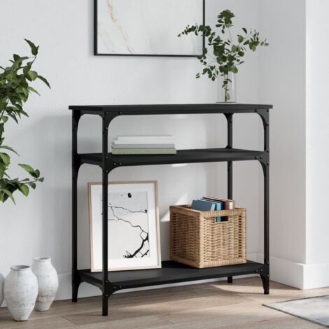 Konsolentisch Schwarz 75x29x75 cm Holzwerkstoff vidaXL