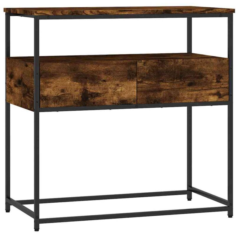 Konsolentisch Räuchereiche 75x40x75 Cm Holzwerkstoff Vidaxl
