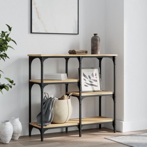 Konsolentisch Sonoma-Eiche 80 x 29 x 75 cm Holzwerkstoff vidaXL