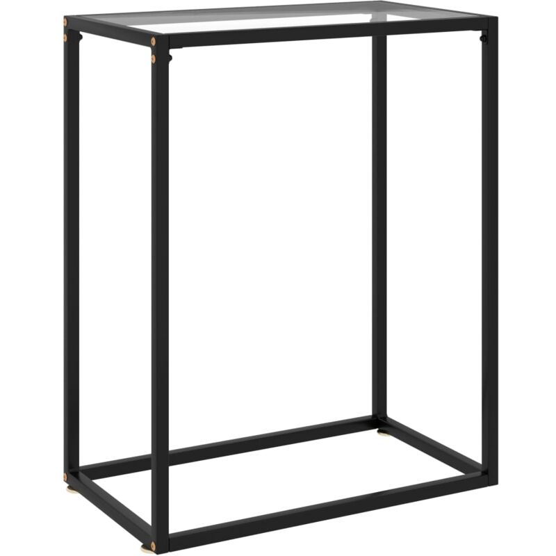 Konsolentisch Transparent 60x35x75 Cm Hartglas Vidaxl