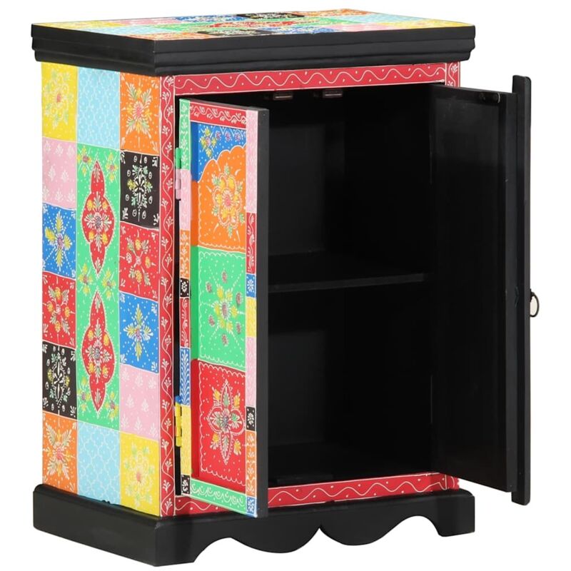 Konsolentisch Mehrfarbig 50x30x75 Cm Massivholz Mango Vidaxl216635