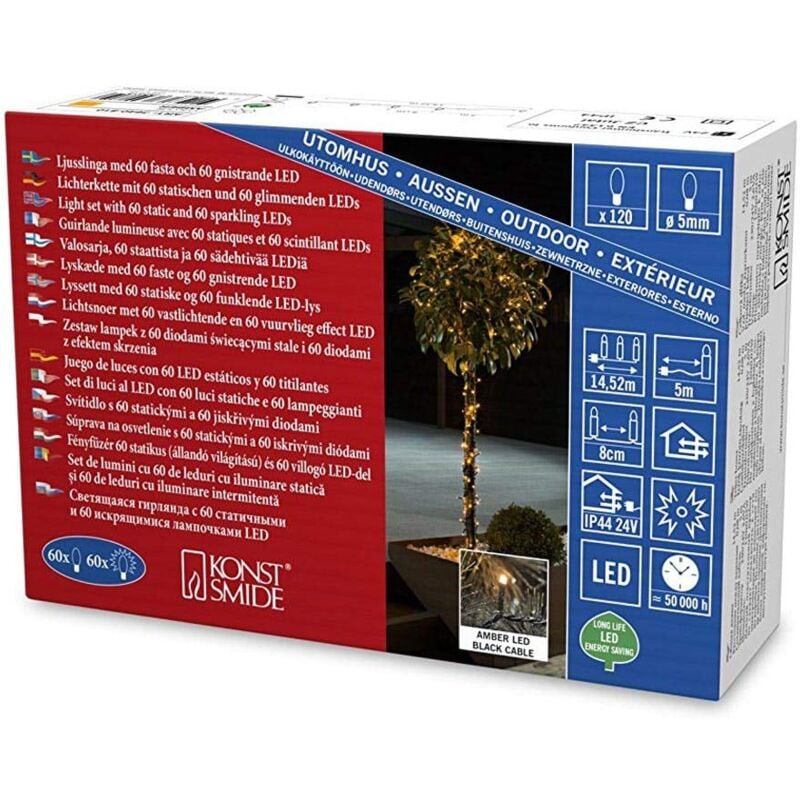 Konstsmide 3640 - 810 LED catena luminosa, con