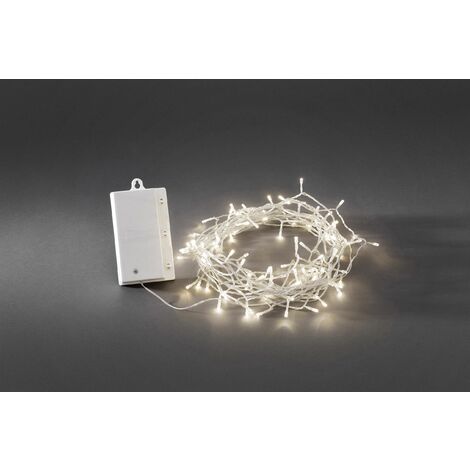 Konstsmide 1408-100 Guirlande lumineuse avec piles pour l'intérieur à pile(s)  Nombre de lumière 20 LED blanc chaud Longueu