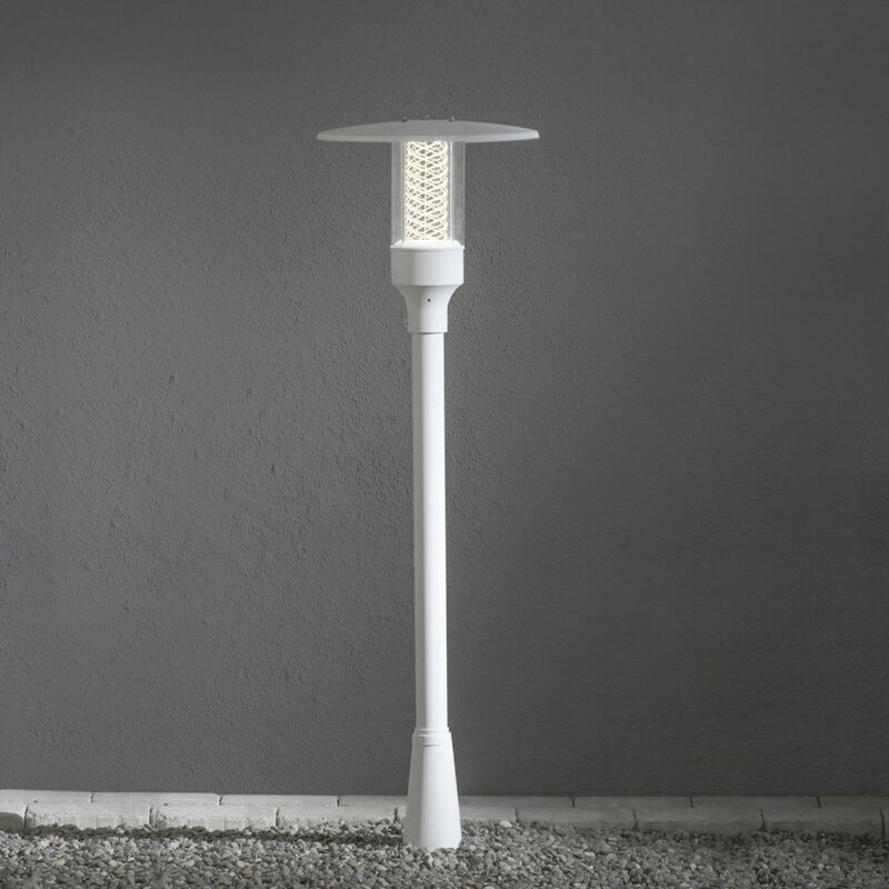 Konstsmide Nova Outdoor Classic Matt White Post Light, IP44