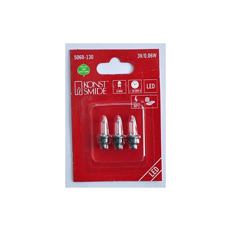 5060-130 ampoule acrylique 2G7 blanc 25 w - Konstsmide