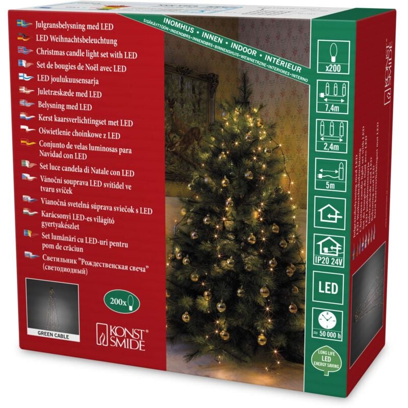 6361-820 Mantello di luci led per albero erp: g (a...