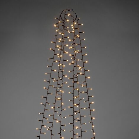Konstsmide 6650-800 Lampe LED pour sapin pour l'extérieur CEE: F (A - G) sur secteur LED ambré Longueur éclairée: 2.4 m