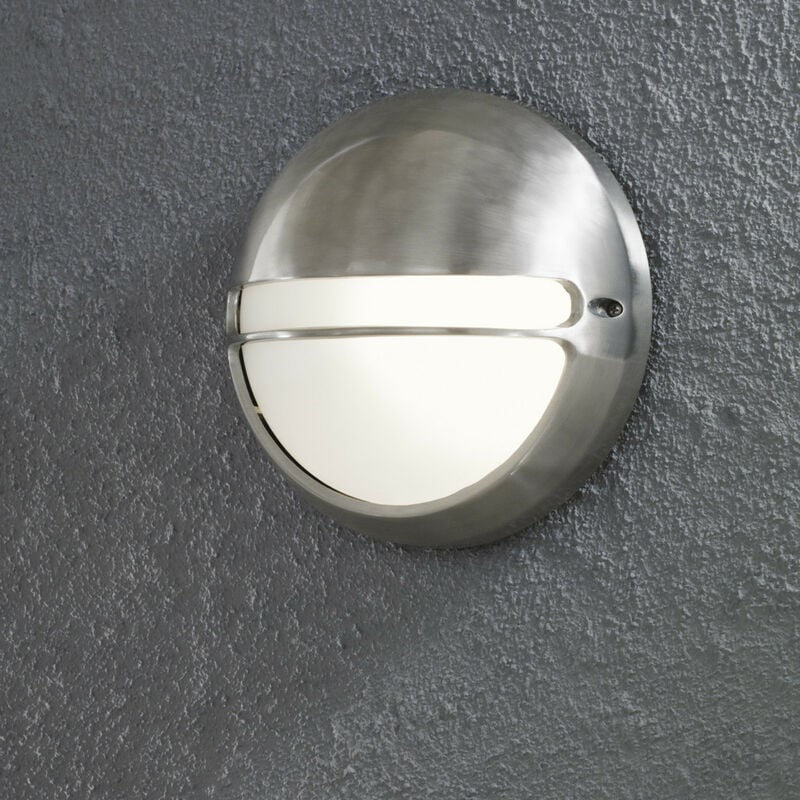 Image of Konstsmide Torino Luce da esterno moderna rotonda da incasso in alluminio, IP44