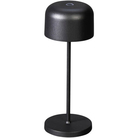 Konstsmide 7835-750 Lille LED-Akku-Tischlampe  2.2 W Warmweiß  Schwarz