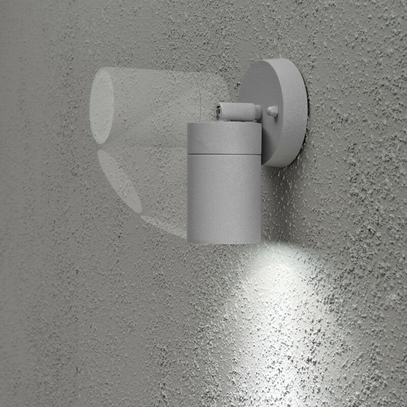 Modena Lampe d'extérieur moderne orientable grise, IP44 - Konstsmide