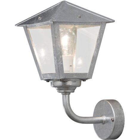 Konstsmide Benu Applique d'extérieur lanterne classique en acier galvanisé, IP23