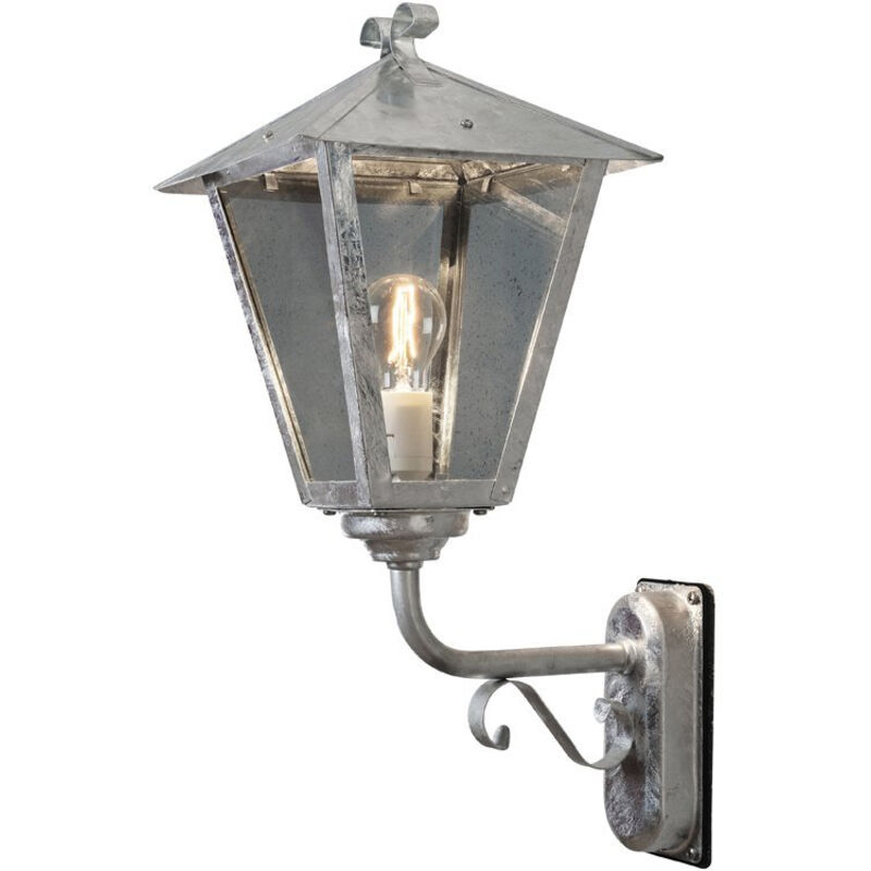 Konstsmide Benu Applique Lanterne Classique Extérieur Acier Galvanisé IP23 Konstsmide Benu Applique Lanterne Classique Extérieur Acier Galvanisé IP23